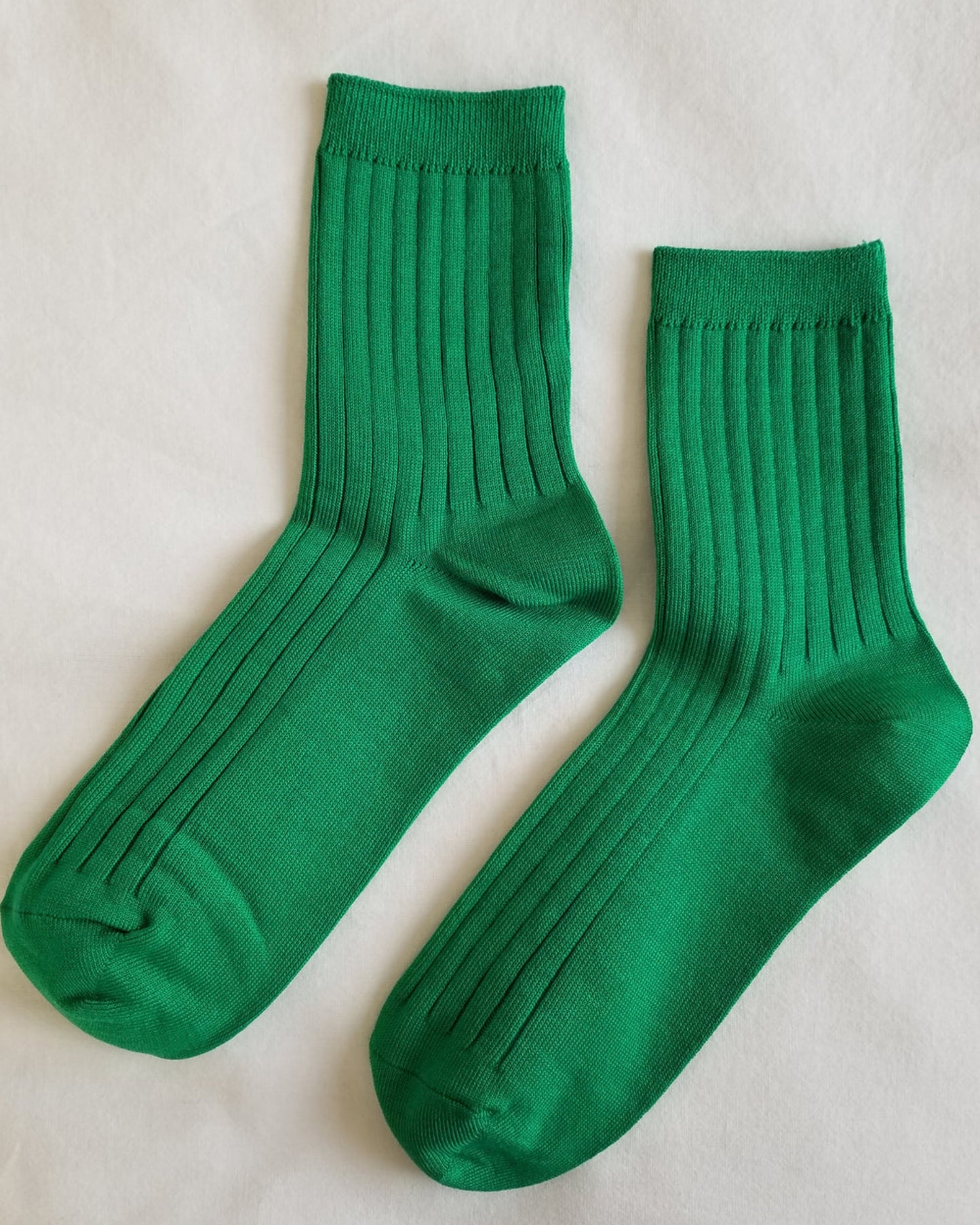 Chaussettes coton Kelly green